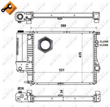 NRF 58247 RADIATEUR DE REFROIDIDDEMENT MOTEUR NRF BMW E39