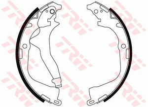 TRW GS8800 JEU DE 4 MACHOIRES DE FREIN VW AMAROK