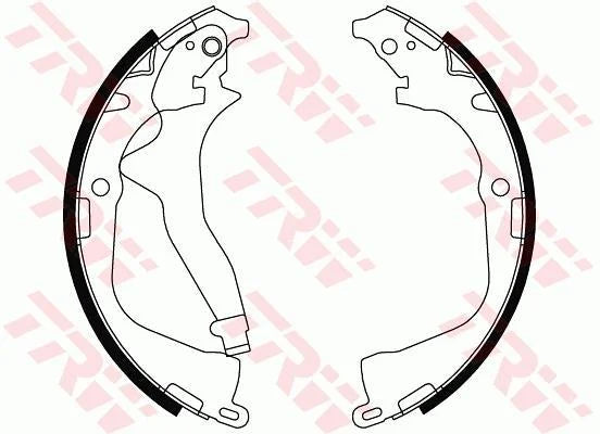 TRW GS8800 JEU DE 4 MACHOIRES DE FREIN VW AMAROK