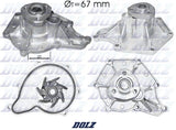 DOLZ A213 POMPE A EAU PORCHE CAYENNE, AUDI Q7, Q5, VW TOUAREG, PHAETON