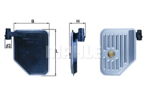 KNECHT HX 156 FILTRE HYDRAULIQUE DE BOÎTE AUTOMATIQUE HYUNDAI, KIA