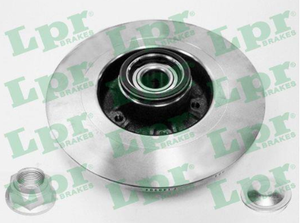 LPR R1004PCA JEU DE 2 DISQUES DE FREIN AR RENAULT LAGUNA II, GRAND SCENIC II