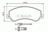 BOSCH 0 986 494 170 JEU DE 4 PLAQUETTES DE FREIN AVANT VW AMAROK, FORD TRANSIT